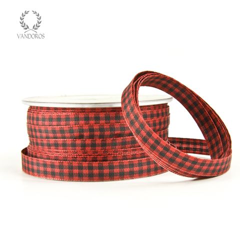 EMILY GINGHAM RED/BLACK