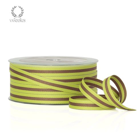 POLO STRIPE CHARTREUSE/LATTE