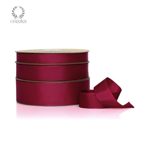 HOT GROSGRAIN BURGUNDY