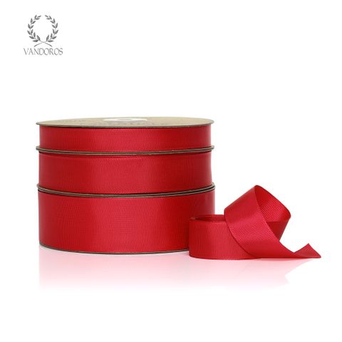 HOT GROSGRAIN RED