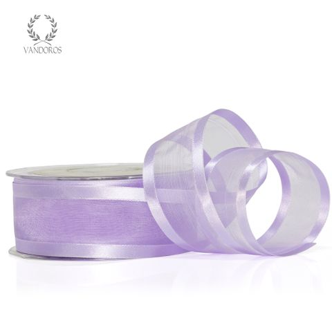 SATIN EDGE ORGANZA LAVENDER 38mm