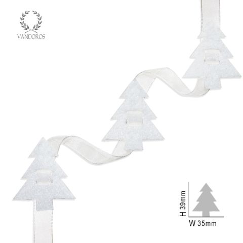 FELT TREES WHITE