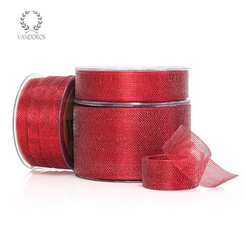 ARIA METALLIC MESH RED