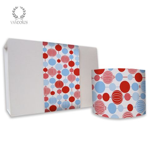 SKINNY WRAP MOMENTS CIRCUS UNCOATED BLUE/RED 80gsm