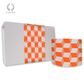 SKINNY WRAP CUBIC ORANGE/WHITE 80gsm