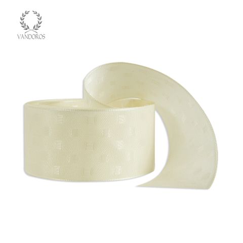 AT070-P860 IVORY BRIDAL CHECK WIRE EDGE