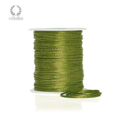 GLITTER CORD LIME