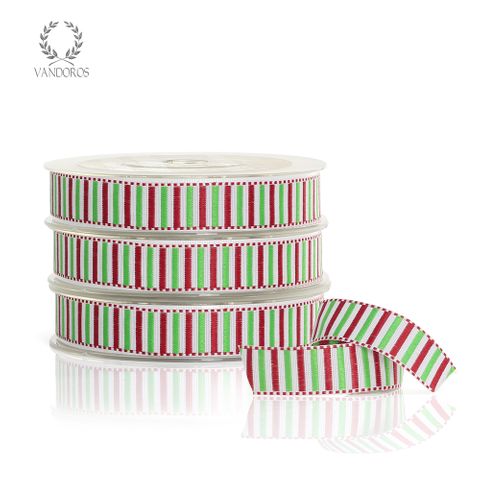 WOVEN STRIPE RED/GREEN