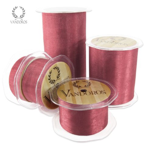 ORGANZA SEALED EDGE BERRY PINK