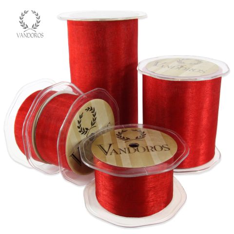 ORGANZA SEALED EDGE SPICE RED