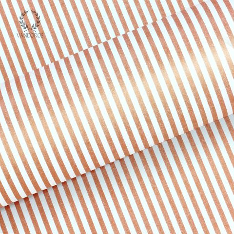 CANDY STRIPE UNCOATED COPPER 80gsm