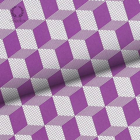 CUBIC UNCOATED VIOLET/WHITE 80gsm