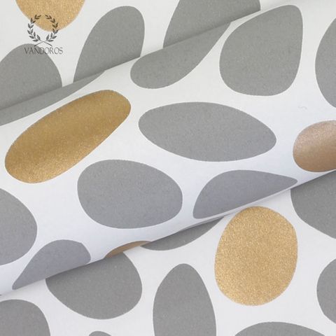 PEBBLES GREY/GOLD UNCOATED 80gsm