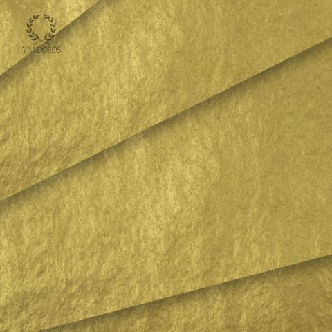 METALLIC GOLD TISSUE PAPER 100 SHEETS 17gsm