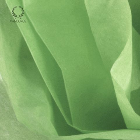 APPLE GREEN SATIN WRAP TISSUE PAPER 480 SHEETS 17gsm