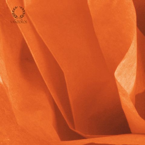 ORANGE SATIN WRAP TISSUE PAPER 480 SHEETS 17gsm