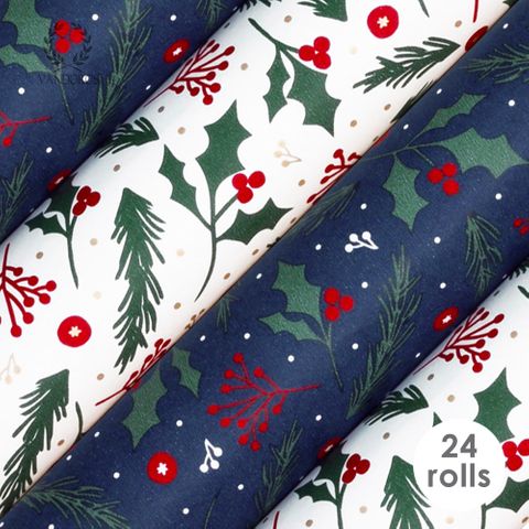 HOLLY & BERRIES UNCOATED COLLECTION