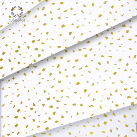 REFLECTIONS GOLD CONFETTI SATIN WRAP TISSUE PAPER 200 SHEETS 17gsm