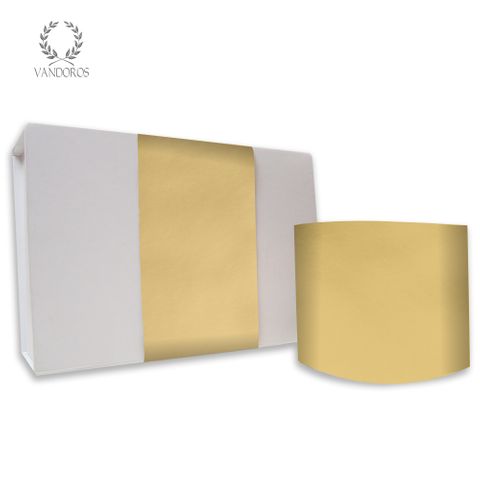 SKINNY WRAP GLOSS PLAIN ANTIQUE GOLD 80gsm