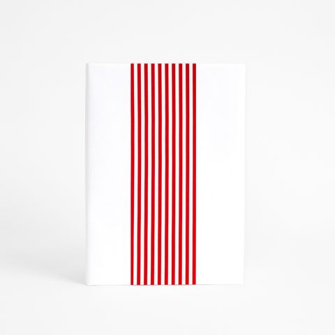 SKINNY WRAP CANDY STRIPE RED 80gsm