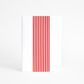 SKINNY WRAP CANDY STRIPE RED 80gsm