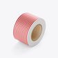 SKINNY WRAP CANDY STRIPE RED 80gsm