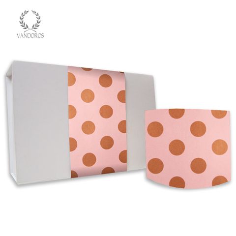 SKINNY WRAP PEARLS UNCOATED CAMEO PINK/COPPER 80gsm