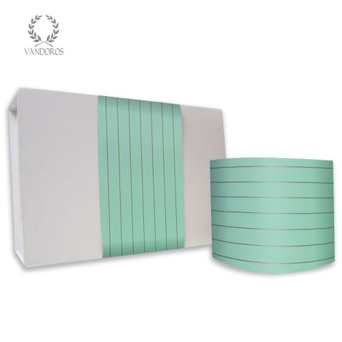 SKINNY WRAP PINSTRIPE MINT/GOLD 80gsm