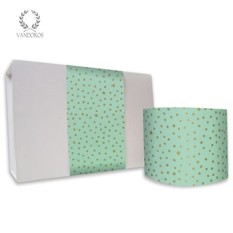 SKINNY WRAP STARRY NIGHT MINT/GOLD UNCOATED 80gsm