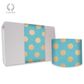 SKINNY WRAP PEARLS UNCOATED TURQUOISE/GOLD 80gsm