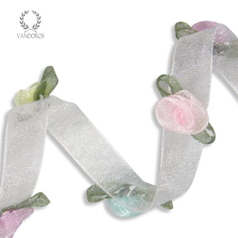 ROSE RIBBON WHITE/ASSORTED