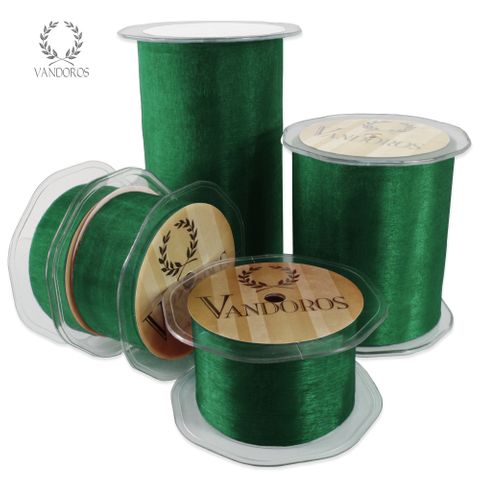 ORGANZA SEALED EDGE DARK GREEN