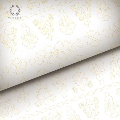 PUNTINI LACE MATTE PAPER WHITE/GOLD 80gsm