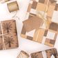 PLAIN EMBOSSSED GIFT TAG KRAFT PACK OF 6