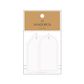 PLAIN EMBOSSSED GIFT TAG WHITE PACK OF 6