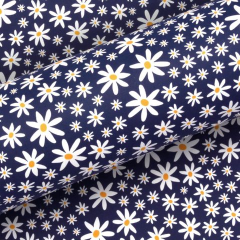 DAISY CHAIN NAVY UNCOATED 80gsm