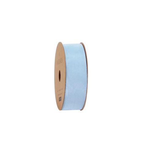 10M ORGANDY LIGHT BLUE 25mm