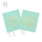 CARD TAG ICY BLUE/GOLD - PACK OF 4