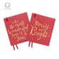 CARD TAG RED/GOLD - PACK OF 4
