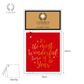 CARD TAG RED/GOLD - PACK OF 4