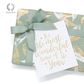 CARD TAG WHITE/GOLD - PACK OF 4