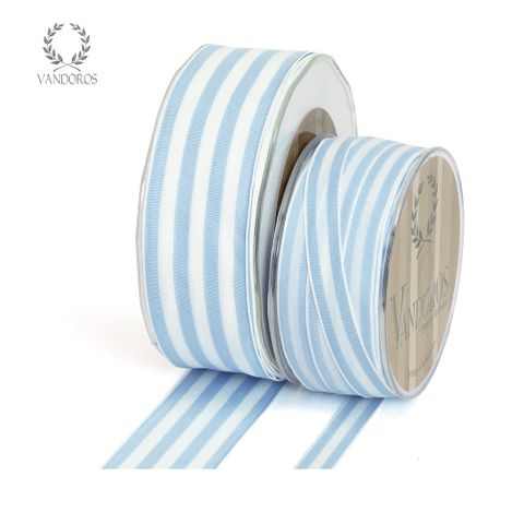 PROVENCE LIGHT BLUE/WHITE WOVEN EDGE