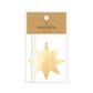 STAR LIGHT GIFT TAG GOLD PACK OF 6