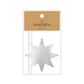 STAR LIGHT GIFT TAG SILVER PACK OF 6