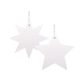 STAR LIGHT GIFT TAG WHITE PACK OF 6