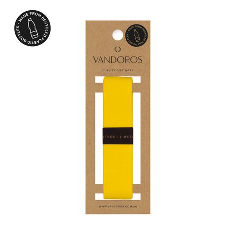 SKEIN - RECYCLED PET GROSGRAIN YELLOW