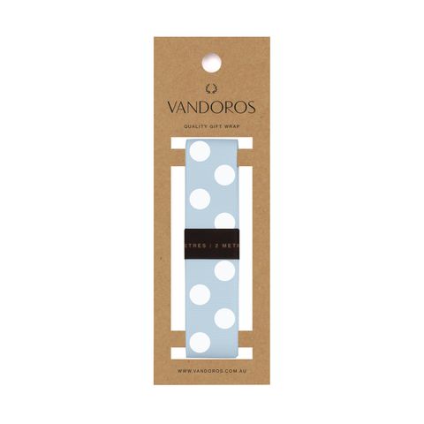 SKEIN - GROSGRAIN POLKADOT LIGHT BLUE