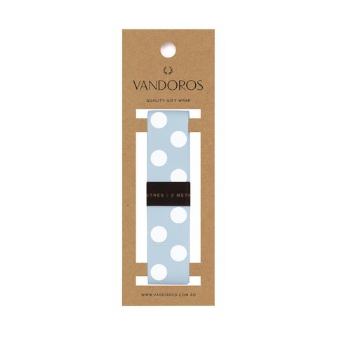 SKEIN - GROSGRAIN POLKADOT LIGHT BLUE