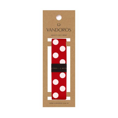 SKEIN - GROSGRAIN POLKADOT RED