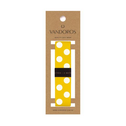 SKEIN - GROSGRAIN POLKADOT YELLOW